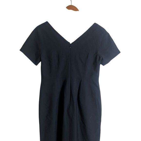 NWT! Banana republic black wool blend short sleeve dress - Picture 6 of 9